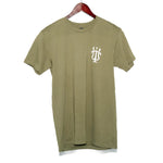WHISKEY TRIBE TEE ARMY GREEN