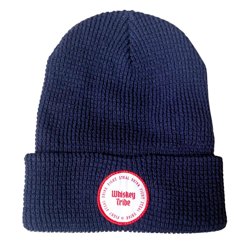 NAVY WHISKEY TRIBE BEANIE