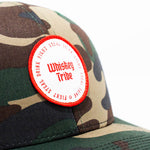 WHISKEY TRIBE LOGO PATCH HAT: CAMO