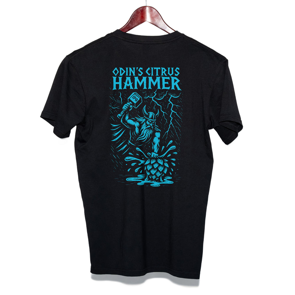ODIN HAMMER IPA BLACK TEE SHIRT